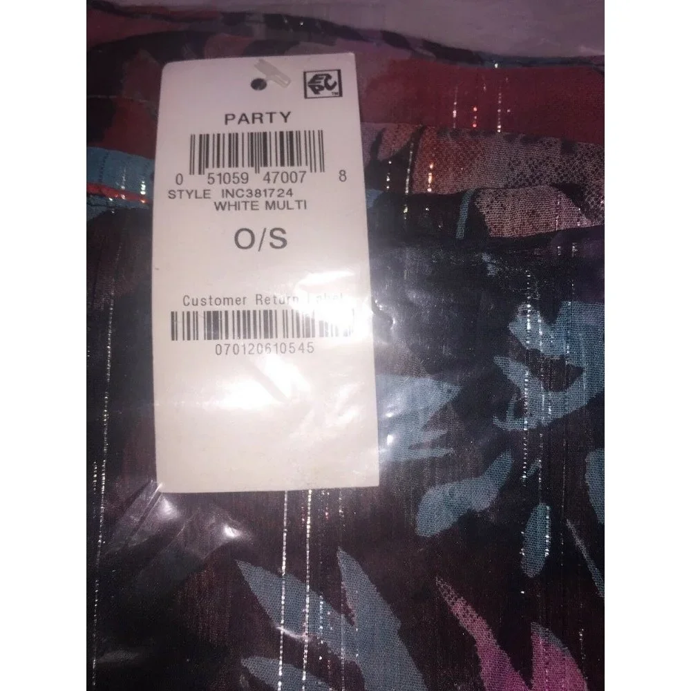 Inc International Concepts Metallic Floral Wrap